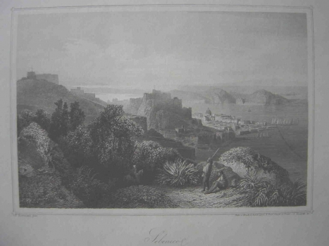 BIERMANN, F.: VIEW OF THE TOWN OF ŠIBENIK